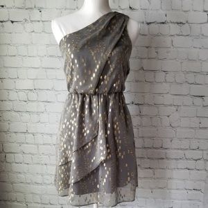 BCBG Dress with Gold Speckles